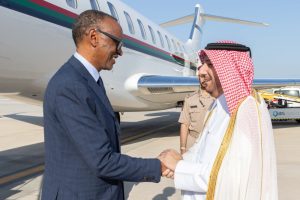 Perezida Paul Kagame yageze i Doha muri Qatar